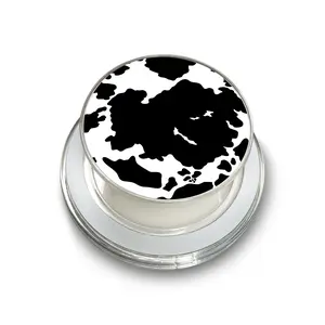 Black Cowhide Magnetic Phone Grip