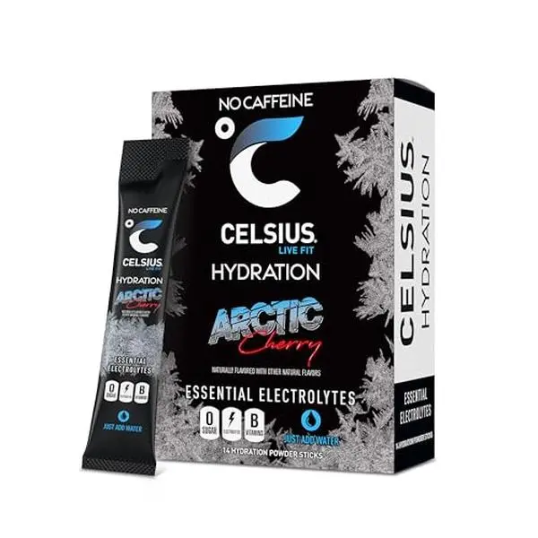 CELSIUS HYDRATION™ Arctic Cherry, Sugar Free Electrolyte Hydration Drink Mix (Pack of 14)