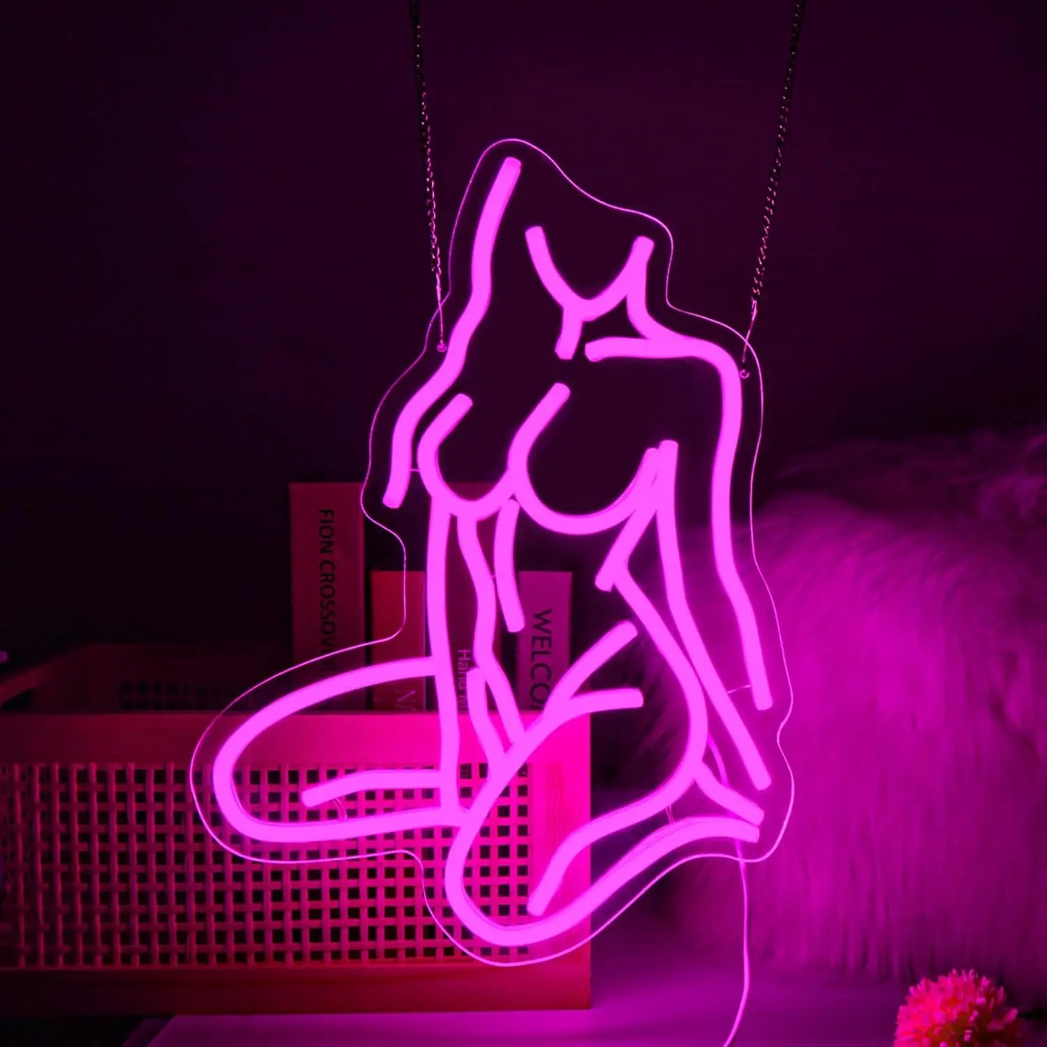 Women's Neon Light Wall Decor, Beauty Miss LED Sign, Bedroom Bar Club Party, LED Art, Birthday Gift, Hanging Cave Room Decoration, Led Neon Lights, Decorative Lights, Cool Lights