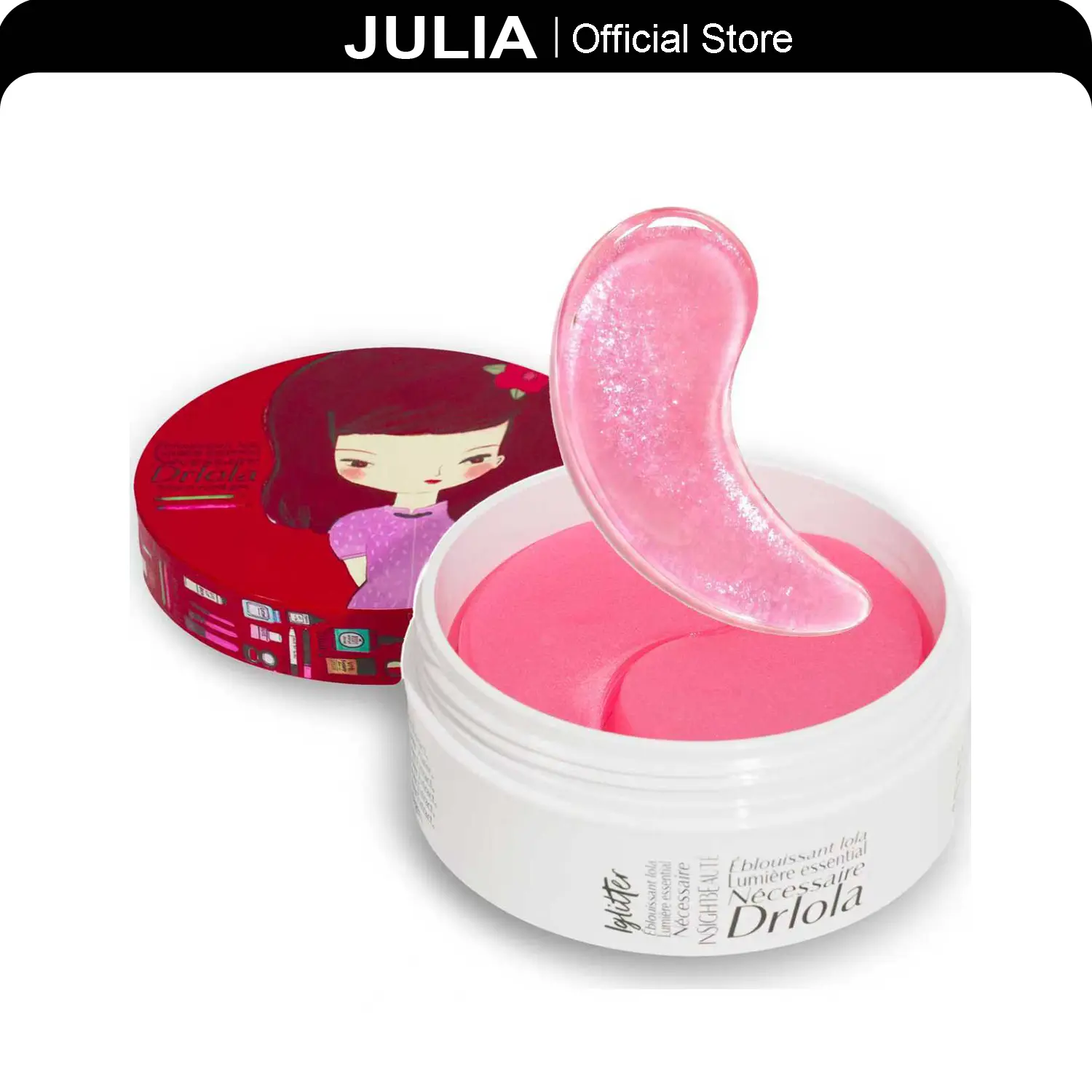 【BYULBYULSKIN】Dr.LoLa Hydrogel Eye Patches | Hydrogel Sheet Patches | Hydrate Eye Skin | Avoid Fines Lines  | 60 Pcs |  Korean Eye Care