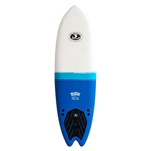 California Board Company (CBC) 183 6 ft. X 2 in. Sushi Soft Surfboard with Traction & Leash