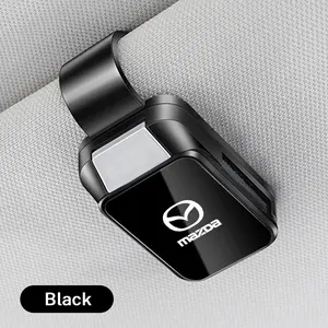 Car Eyeglass Holder Glasses Storage Clip Organizer Sunglasses Holder with Sponge Protection For Mazda 3 6 CX5 2 CX3 CX9 MX5 RX8 Axela Vehicle Compatibility