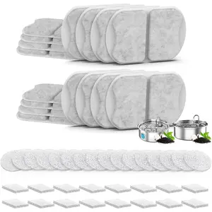 Large  Water Filter Replacement Compatible with 7L/230oz/1.8G Stainless Steel Pet Water Fountain  Pet Water Fountain Filters (16+16+16)