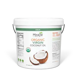 Miracle Palm Organic Virgin Coconut Oil (1 Gallon)