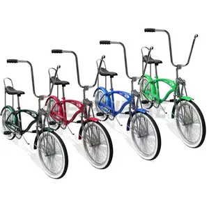 Lowrider 20" Banana Seat Cruiser Bicycle 140 Spokes Fan Rims Classic Style Bike vintage bicycle