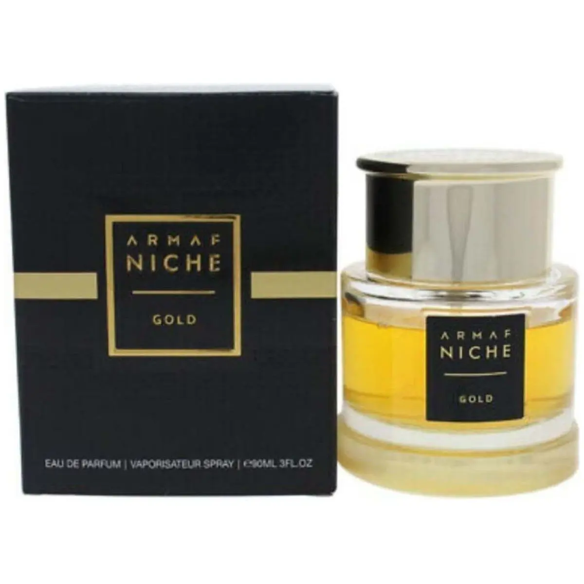 Armaf Niche Gold EDP Fragrance for Women, Gourmand Perfume with Honey Amber, Crocus & Vanilla Base Notes, 3 oz Spray, Edp Fragrances, Floral Scented Perfume, Lavish, Spicy, Fruity, Spray Bottle, Niche Perfume
