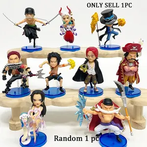 Blind Box Cute Anime Characters Zoro Ace Keychain, Random Character, Exquisite Value Surprise Bag, Perfect Gift for Fans and Friends, Keychain Surprise Collectibles