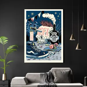 NOFX REPRODUCTION Gig Poster Matte  Geneva Punk In Drublic. Vintage Classic Punk Rock Metal Concert Art. Skate Punk Fat Mike