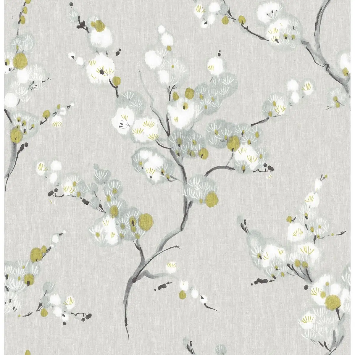 212 MAIN Mirei Single Roll Linen Decorative Wallpaper (NU2679), 18ft Length, DIY Friendly Peel and Stick Wallpaper Designs, Easy Removal Home Decor Hanging Supply