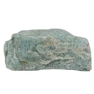 Raw Amazonite Stone 3 lbs 5.5" Long Calming Blue Crystal Natural Specimen for Healing and Aesthetic Appeal
