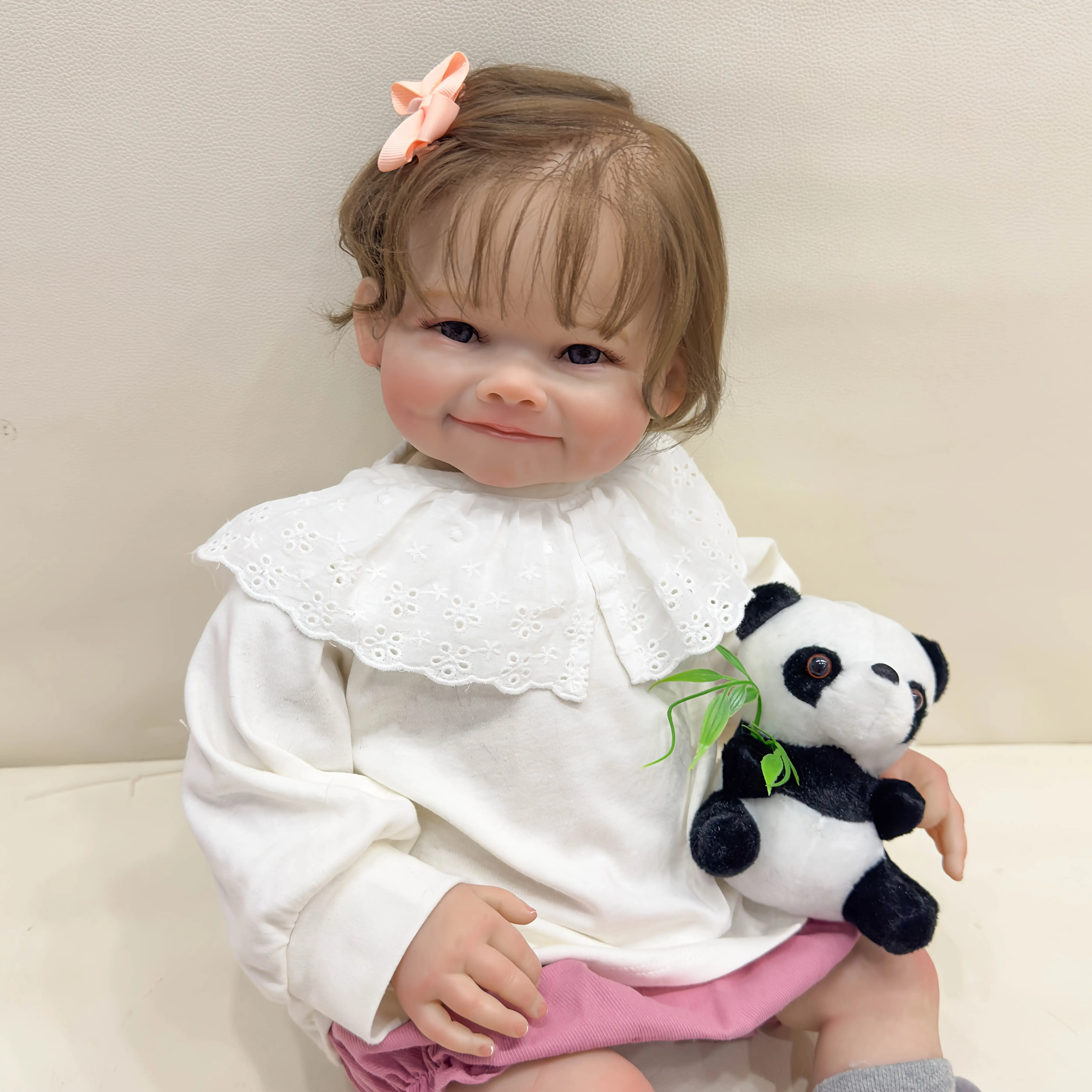 24-Inch Realistic Reborn Newborn Baby Doll - Soft Skin Vinyl, Handmade, Complete Accessories Set, Personalized Role-Play Toy for 0-3 Months Kids, Perfect Holiday Gift, Reborn Baby, Realistic Newborn Baby
