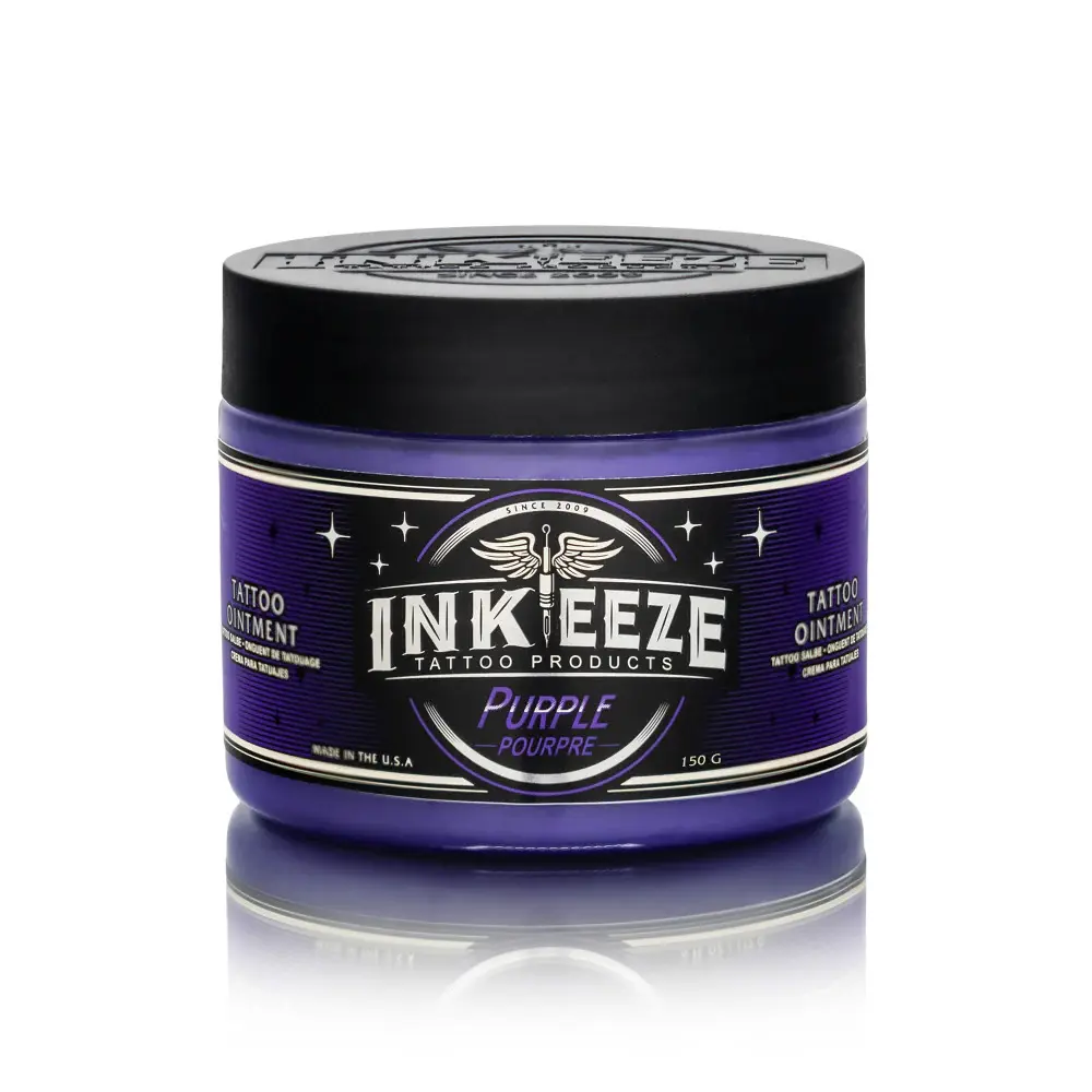 INKEEZE PURPLE 16oz Tattoo Glide For New & Older Tattoos - Safe While Healing - Moisturizes and Rejuvenates Tattoo Aftercare Cosmetics