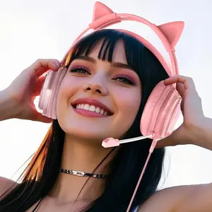 【LIVE】Gaming Headset with Microphone, Lightweight Design, with 7.1 Surround Sound, Noise Cancelling Mic, Soft Earmuffs, Wired Gaming Headphones for PS, Xbox, PC, Perfect Christmas Gift for Women, Wife, or Girlfriend