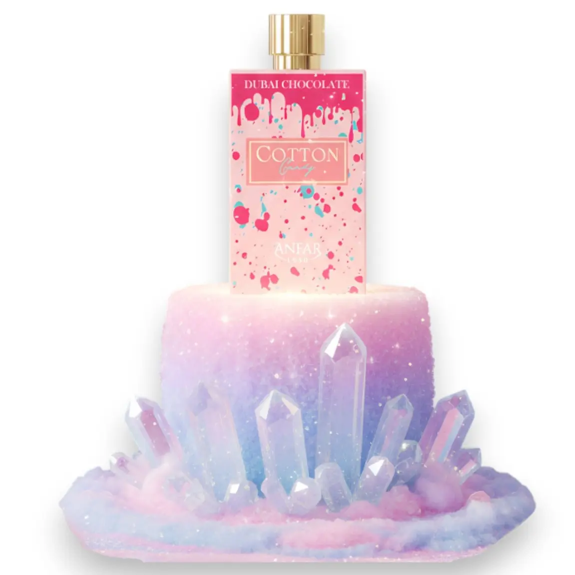 Anfar | Dubai Chocolate | Cotton Candy | Unisex Fragrance | 80 ML | Eau De Parfum | Tonka Bean - Bulgarian Rose & Saffron