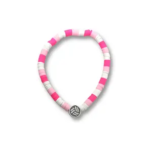 Volleyball Pink Bracelet