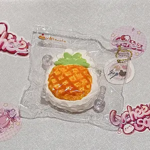 TABASquishy Toy Handmade Squishy Stress Relief Toys Creamy Squishy Toy Tabasquishy - Lychee Title