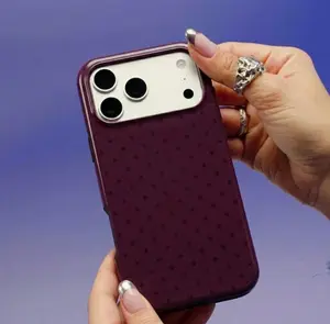 Magsafe Deep Plum Polka Dot Phone Case – Magsafe Compatible Tough Protective Case