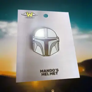 Mando Helmet Pin