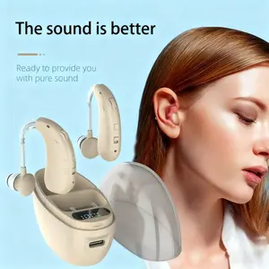 Hearing Aids, Advanced Hearing Solutions, Customizable Sound Settings, Comfortable Fit, Ideal for Daily Use, Enhance Your Listening Experience, OTC Hearing Aid