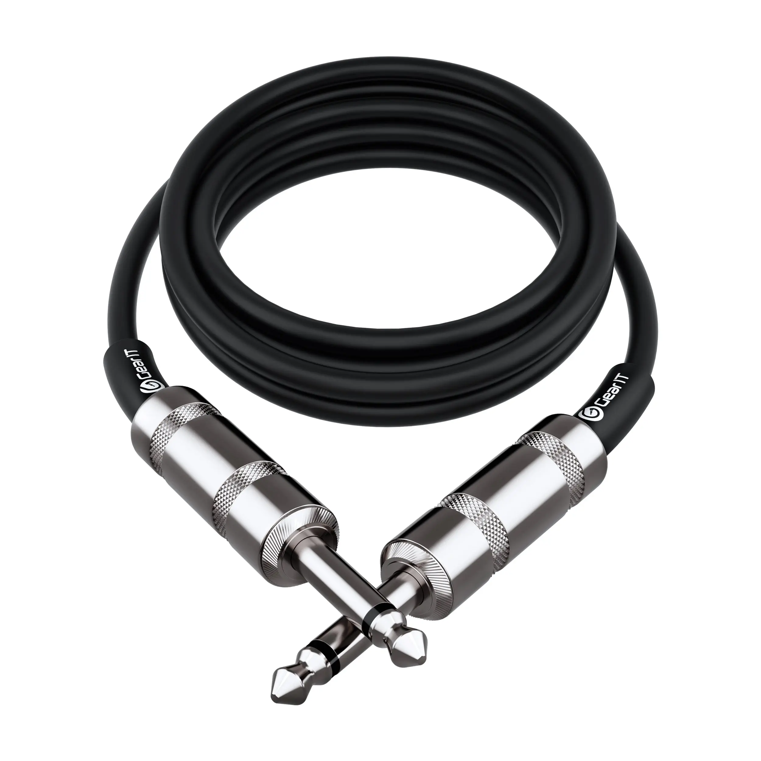 12AWG Professional Instrument Cable 1/4 inch to 1/4 inch TS Straight Male to Male Bass Guitar Accessories Acoustic Guitar Accessories