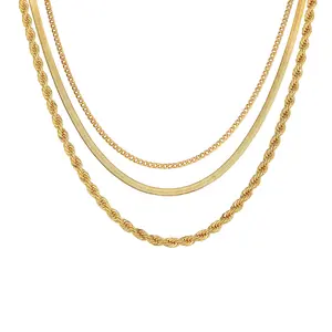 Tewiky 14K Gold Plated Necklace for Women,Dainty Gold Necklace,14k Gold Plated Snake,Gold Chain Choker Necklaces,Simple Gold Layered Necklaces,Gold Jewelry Gift for Women For Valentine's Day gifts summerwins