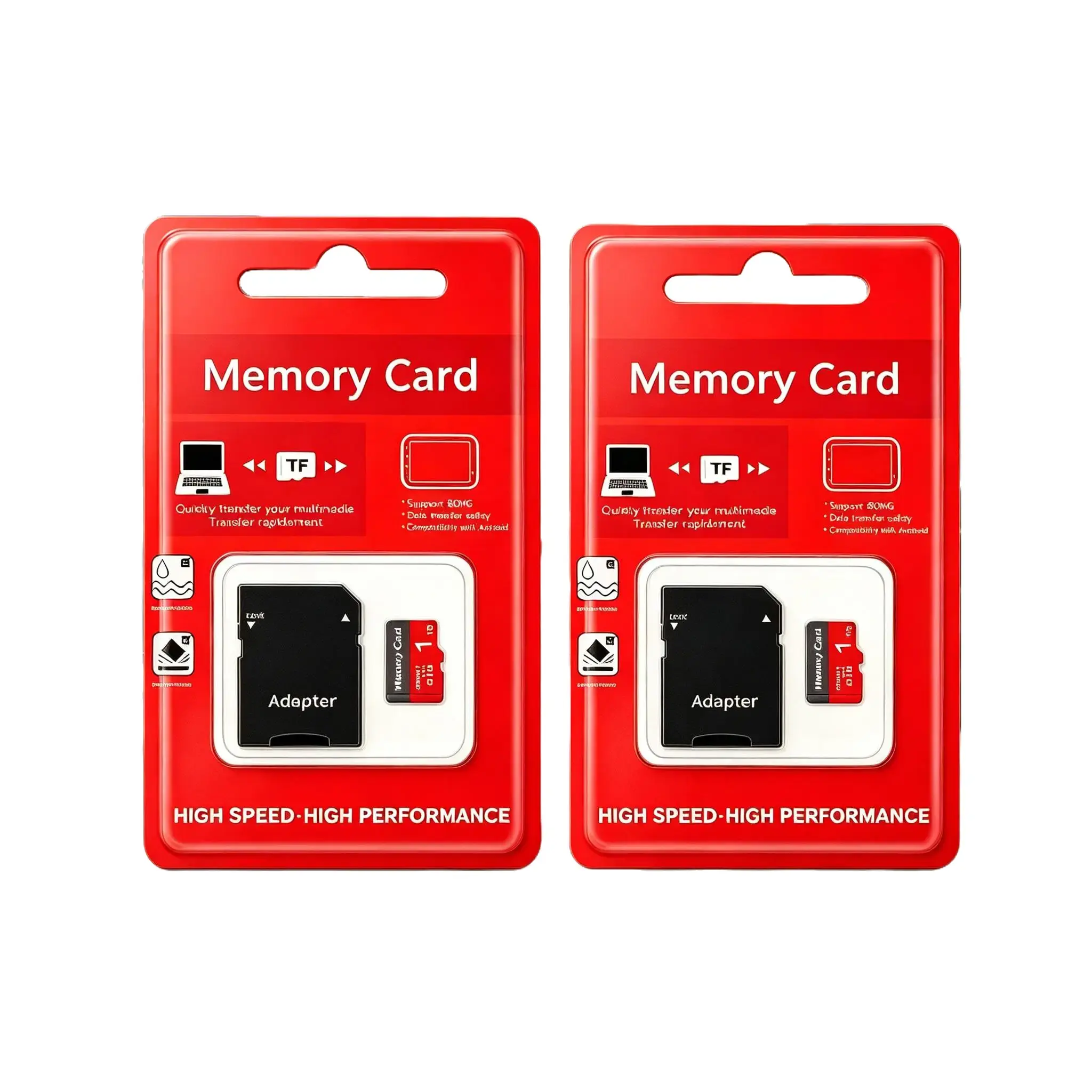 2 Pack × 1TB flash memory pack, micro tf Sd Cards store tablet and mobile files, Microsdxc Card saves camera footage, durable sd memory card works for laptops and car audio, sd card & micro sd card securely hold data for PC, dashcams and surveillance gear