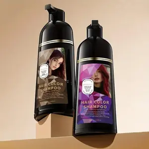Hair dye shampoo, quick hair dye, hair care, fruit aroma black and brown three in one color plant extract long-lasting hair oil fragrance cleaning