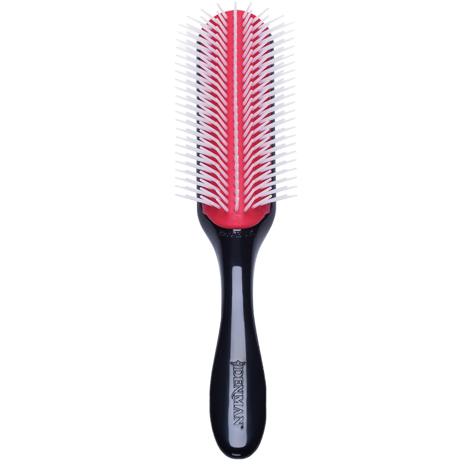 DENMAN D4 Original Styler 9-Row Detangling Hairbrush for Smoothing and Defining Curls, Ideal for Long, Thick, Curly and Wavy Hair, Wavy Hair Brushes & Combs, Curly Hairstyles