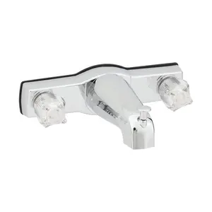 Empire Faucets Mobile Home 8" Tub & Shower Chrome Faucet with Brass Underbody J68-E