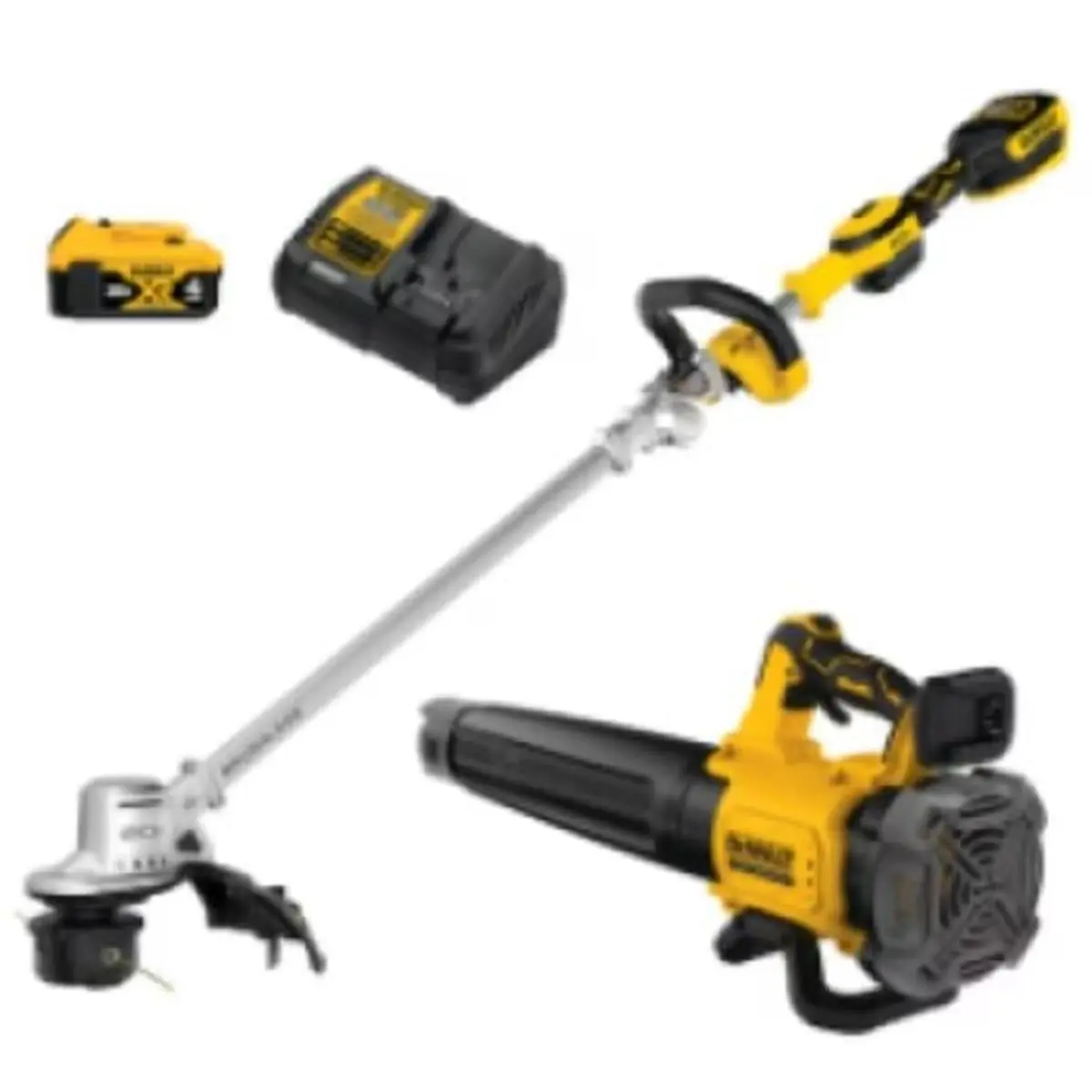 Dewalt DCKO222M1 20V Max Power Tool Kit - DCST922 14 in. Trimmer, DCBL722 125 mph 450 cfm Blower, 18.58 lbs Total Weight