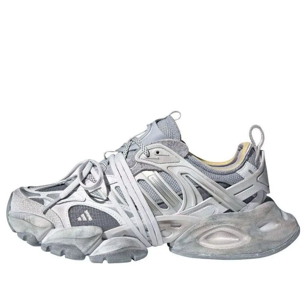 adidas XLG Runner Deluxe 'Gray Silver Metallic' JR9633