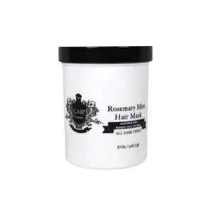 CMR Cosmetics Hair Mask Rosemary Mint with Keratin & UV Filter - Intense Hydration, Deep Conditioning, Hair Repair & Shine Mask  - Nourishes & Protects, for All Hair Types