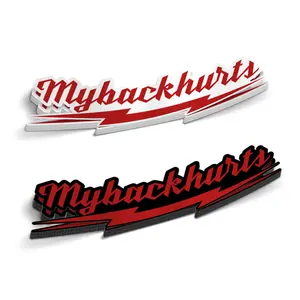 My Back Hurts Milwaukee Sticker - Hard Hat, Funny Sarcastic, Cooler, Toolbox, Meme, Laptop, Blue Collar, Durable Water-Resistant Stickers