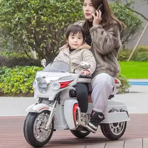 Kids Motorcycle Gift for Children's Day,ride on motorcycle,Kids Electric motorcycle 12V  two seat  motorcycle for kids, Motorbike for Kids with Key start /3 wheels Headlight/Storage Box/ two motor/ two seat