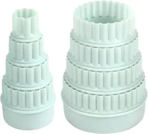 8 Pieces Display Stands for Pyrex Bowls Bowl Stands Bowl Display Stands for Cabinet Organizer Plastic Kitchen Racks