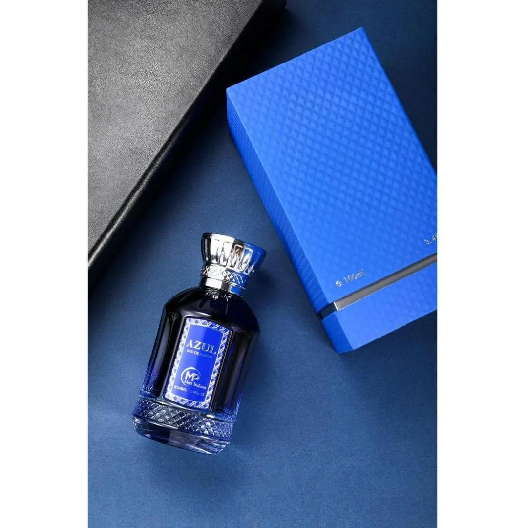 Mast Perfume Azul by Bharara, Unisex Eau de Parfum Spray, 3.4oz (100ML) 100 ml perfume, Fresh Citrus Floral with Soft Woods Scent, Single Item