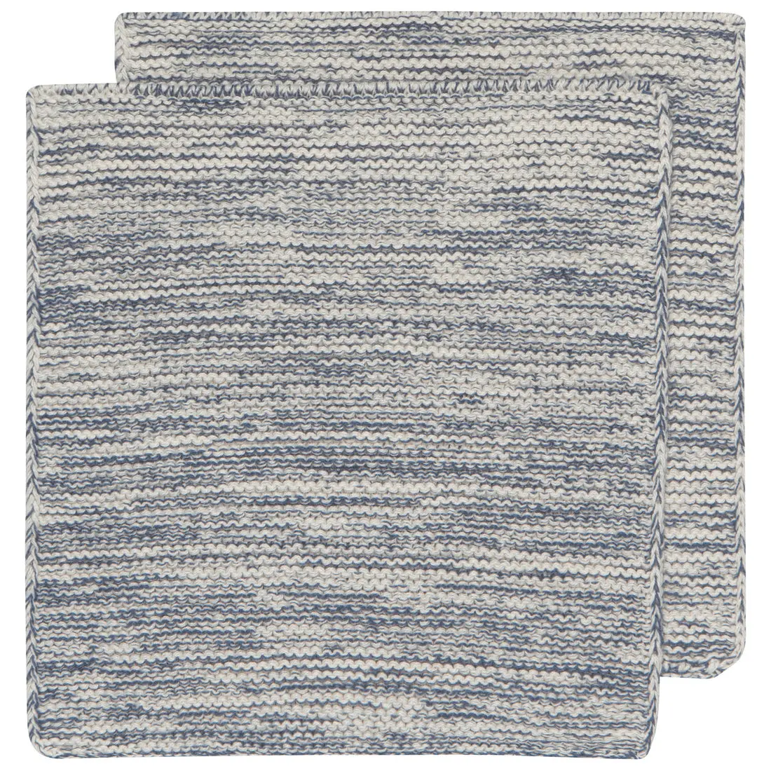 Danica Midnight Blue Knit Dishcloths - Set of 2