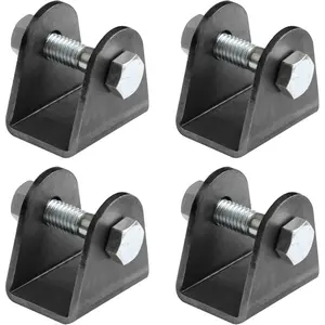 4 Pack Weld on Shock Mount, Shock Absorption Suspension Bracket for Motorcycle ATV Go Kart, 1" Inner Width
