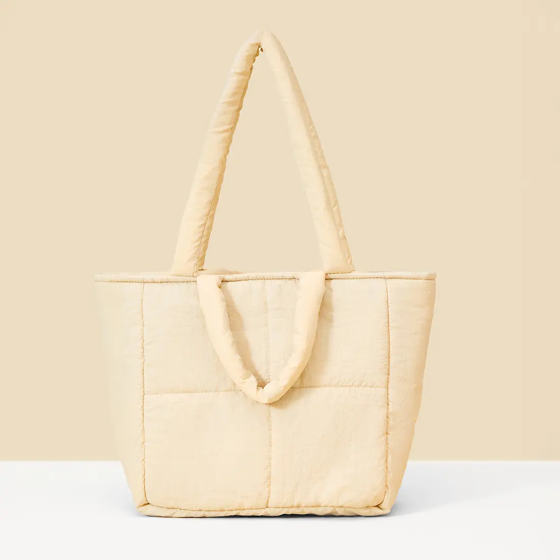 MINISO AIR Series Toast Shoulder Bag | Soft Large Capacity Tote Bag for School, Travel, Shopping & Daily Use, Back To School