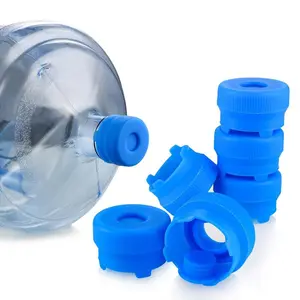 Silicone Water Bottle Caps, Reusable Food Grade Silicone Replacement Covers, Fits 55mm Standard Bottles, Sealed Design, Kitchenware Drinkware Accessories.