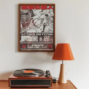 [No Frame] Attack On Titan High Quality Anime Poster, Anime Poster Wall Art, Eren Yeager Anime Wall Art