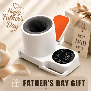 【FathersDayGift】Ziqing Arm-in Auto Blood Pressure Monitor Led Display, One-Touch Measurement,High Accuracy, No Cuff 99x2 Reading Memory, Medical Grade Bp Monitor for Family Health Monitoring Equipment & fathersdaygift