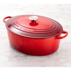 Le Creuset 8-qt Oval Dutch Oven with Cast Iron Lid