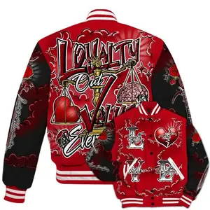 Bred Velvet 11s - Loyalty Wins Everything All Over Print Baseball Jacket, Baseball Jacket, Varsity Style Jacket, Unisex Sport Streetwear