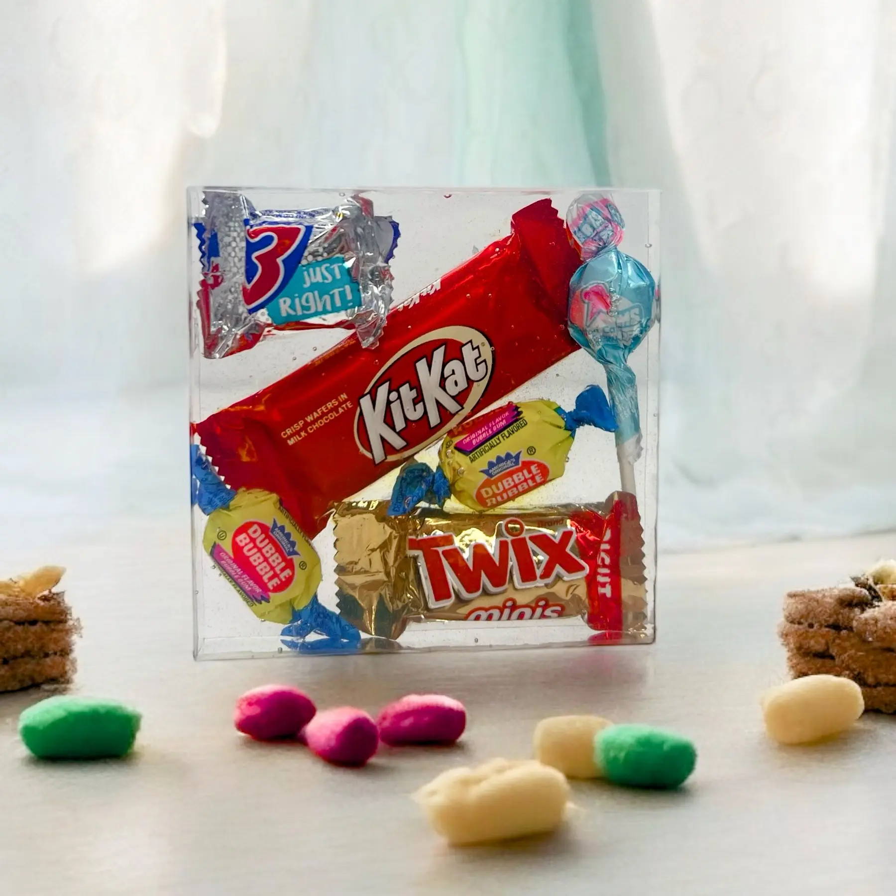 MART Candy Decor  Statuette in Resin - Home & Office Unique decorations Customizable Gum Art Chocolate Fun Modern whimsical  home  decor   Artistic Ornaments