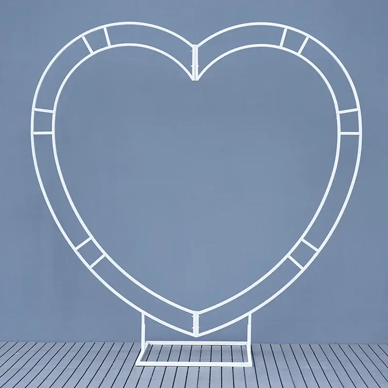 S-A6625 Heart-Shaped Flower Stand, Wedding Arch Backdrop Decor, Party Decor for Festive & Home Supplies