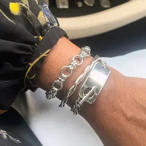 Jaiden Stainless Steel Bracelet Stack