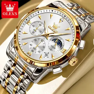 OLEVS men's watch official authentic fashion casual high-end watch temperament waterproof luminous men's watch 3639