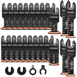 Multifunctional Oscillating Saw Blade Set, Compatible with Dewalt Bosch Fein, Ideal for Wood Plastic Metal Cutting