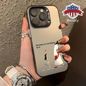 Phone Case for iPhone 17 16 Pro Max 15 Plus 14 13 12 11  Air XS XR E Faith Follows Inspirational Aesthetic Pattern Matte Shockproof Anti-Scratch Stylish Smartphone Protector Cover